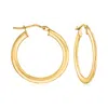 Ross-simons Italian 14kt Yellow Gold Hoop Earrings In Yellow