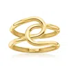 Ross-simons Italian 14kt Yellow Gold Infinity Knot Ring In Gold