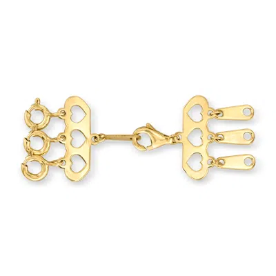 Ross-simons Italian 14kt Yellow Gold Layering Clasp