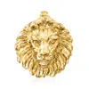 Ross-simons Italian 14kt Yellow Gold Lion Slide Pendant In Yellow