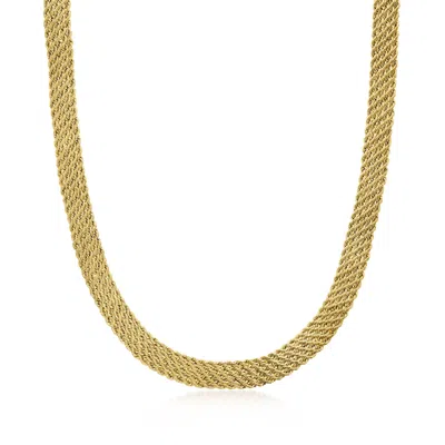 Ross-simons Italian 14kt Yellow Gold Multi-row Rope-chain Necklace
