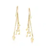 Ross-simons Italian 14kt Yellow Gold Music Note Drop Earrings In Yellow