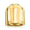 Ross-simons Italian 14kt Yellow Gold Wide Ring In Yellow
