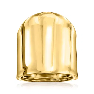 Ross-simons Italian 14kt Yellow Gold Wide Ring