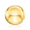 Ross-simons Italian 18kt Gold Over Sterling Dome Bead Ring In Gold