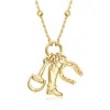 Ross-simons Italian 18kt Gold Over Sterling Southwestern Charm Necklace In Gold