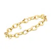 Ross-simons Italian 18kt Yellow Gold Cable-link Bracelet