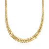 Ross-simons Italian 18kt Yellow Gold Graduated Cuban-link Necklace In Multi