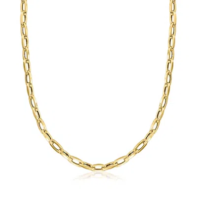 Ross-simons Italian 3mm 14kt Yellow Gold Cable-chain Necklace