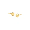 Ross-simons Italian 4mm 18kt Yellow Gold Ball Stud Earrings In Gold
