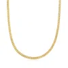 Ross-simons Italian 5mm 14kt Yellow Gold Curb-link Necklace In Multi
