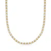 Ross-simons Italian Sterling Silver And 22kt Gold Over Sterling Bead Necklace In Multi