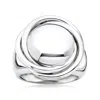 Ross-simons Italian Sterling Silver Big Bead Knot Ring In White
