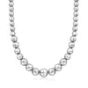 ROSS-SIMONS ITALIAN STERLING SILVER GRADUATED BEAD NECKLACE