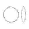 Ross-simons Italian Sterling Silver Hoop Earrings In Silver