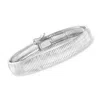 Ross-simons Italian Sterling Silver Omega Bracelet In Multi