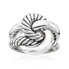 Ross-simons Italian Sterling Silver Roped Knot Ring