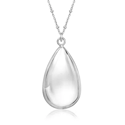 Ross-simons Italian Sterling Silver Teardrop Necklace