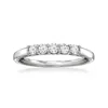 Ross-simons Lab-grown Diamond 5-stone Ring In Sterling Silver In Silver