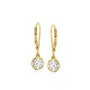 Ross-simons Lab-grown Diamond Drop Earrings In 18kt Gold Over Sterling In Gold