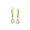 Ross-simons Lab-grown Diamond Drop Earrings In 18kt Gold Over Sterling In Gold