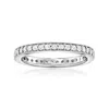 Ross-simons Lab-grown Diamond Eternity Band In Sterling Silver In White