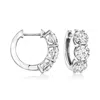 Ross-simons Lab-grown Diamond Huggie Hoop Earrings In 14kt White Gold