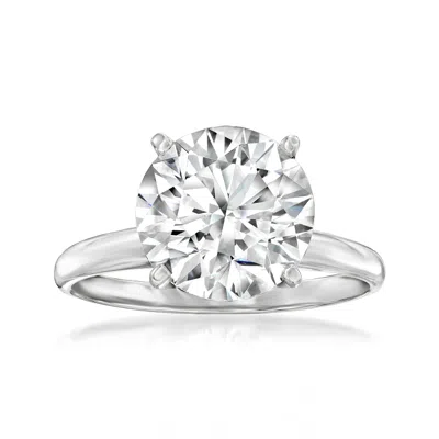 Ross-simons Lab-grown Diamond Solitaire Ring In 14kt White Gold