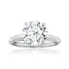Ross-simons Lab-grown Diamond Solitaire Ring In 14kt White Gold In White