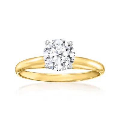 Ross-simons Lab-grown Diamond Solitaire Ring In 14kt Yellow Gold