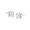 Ross-simons Lab-grown Diamond Stud Earrings In Sterling Silver In Silver