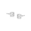 Ross-simons Lab-grown Diamond Stud Earrings In Sterling Silver In Silver