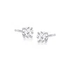 Ross-simons Lab-grown Diamond Stud Earrings In Sterling Silver In Silver