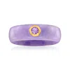 Ross-simons Lavender Jade And . Amethyst Ring With 14kt Gold