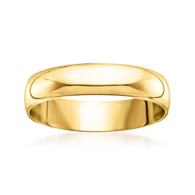 Ross-simons Men's 5mm 14kt Yellow Gold Wedding Ring