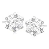 Ross-simons Moissanite Stud Earrings In Sterling Silver In White