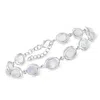 Ross-simons Moonstone Bracelet In Sterling Silver In Multi