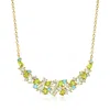Ross-simons Multi-gemstone Collar Necklace In 18kt Gold Over Sterling