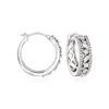 Ross-simons Multi-shaped Cz Hoop Earrings In Sterling Silver In Multi