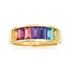 Ross-simons Multi-stone Ring In 14kt Yellow Gold In Multi