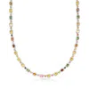 Ross-simons Multicolored Tourmaline Necklace In Sterling Silver In Multi