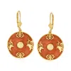 Ross-simons Red Jade "good Fortune" Butterfly Drop Earrings In 18kt Gold Over Sterling In Red