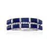 Ross-simons Sapphire And . White Topaz Ring In Sterling Silver