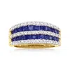Ross-simons Sapphire Ring With . Diamonds In 14kt Yellow Gold