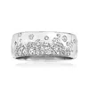 Ross-simons Scattered-diamond Ring In Sterling Silver In White
