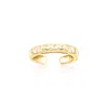 Ross-simons Scattered-diamond Toe Ring In 18kt Gold Over Sterling In Gold