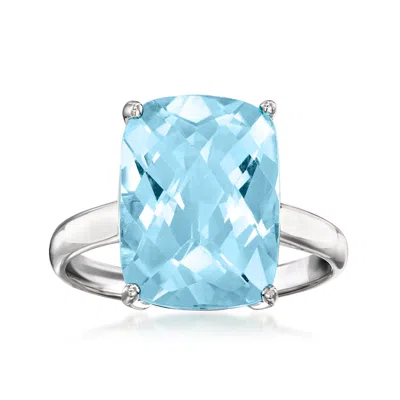 Ross-simons Sky Blue Topaz Ring In Sterling Silver