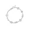 Ross-simons Sterling Silver Beach Life Anklet In Multi