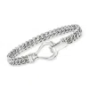Ross-simons Sterling Silver Cestina-link Bracelet In Multi