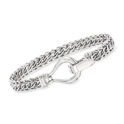 Ross-simons Sterling Silver Cestina-link Bracelet In Multi